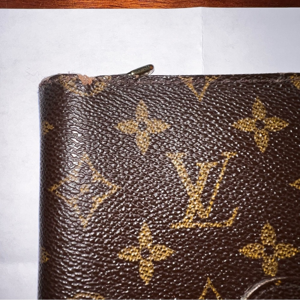 🛑project wallet 🛑LV Monogram Porte Papier Zippe Wallet Compact Canvas Bifold - Picture 7 of 14